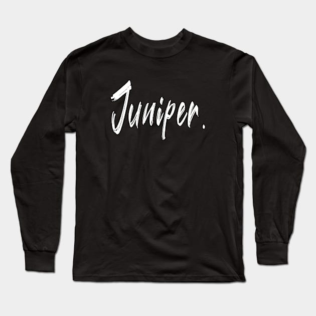 Name Girl Juniper Long Sleeve T-Shirt by CanCreate